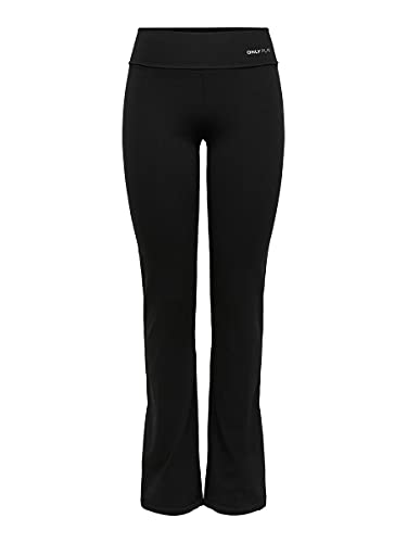 ONLY PLAY Damen Laufhose Fold Jazz Pants Regular Fit, Schwarz, 42/XL, 15062199 von Only Play