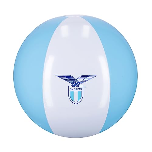 Only4fan S.r.l. SS Lazio Aufblasbarer Ball, für Erwachsene und Kinder, offizielles Produkt, für einen Sommer in Biancocelesti-Farben. von Only4fan S.r.l.