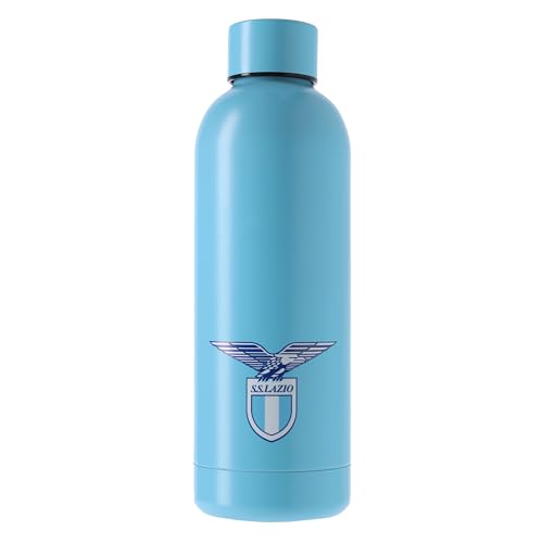 Only4fan S.r.l. Unisex – Erwachsene Thermosflasche SS Lazio Trinkflasche 500 ml Offizielles Produkt, himmelblau, Einheitsgröße von Only4fan S.r.l.
