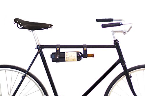 Oopsmark Fahrrad Weinflaschenhalter und Flaschenhalter - Perfekt zum Mitbringen von Wein (Schwarz) von Oopsmark
