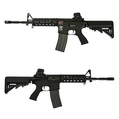 OpTacs Softair - G&G Armament M4 CM16 Raider-L - Airsoft Gewehr Semi- und Vollautomodus 0,5 Joule Air Soft 6mm BB von OpTacs