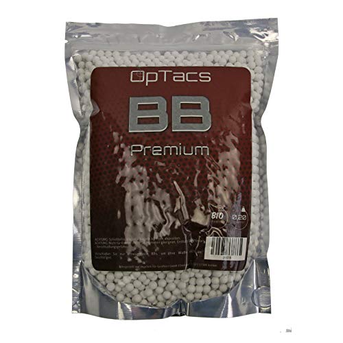 OpTacs Softair - Kugeln Premium Bio BBS 0,20 g 5000 STK. / Airsoft Munition von OpTacs