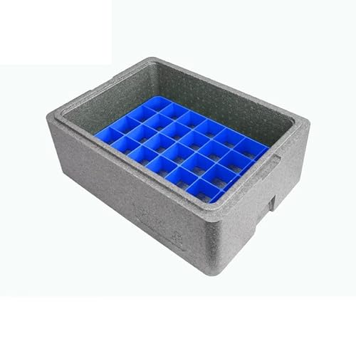 Große Isolierbox, Kühlbox, Frischebox, mit Mehreren Zubehörteilen, kann zur einfachen Klassifizierung und Anordnung in Kombination verwendet Werden, grau, 25 l Boxes-1 von Opaeroo