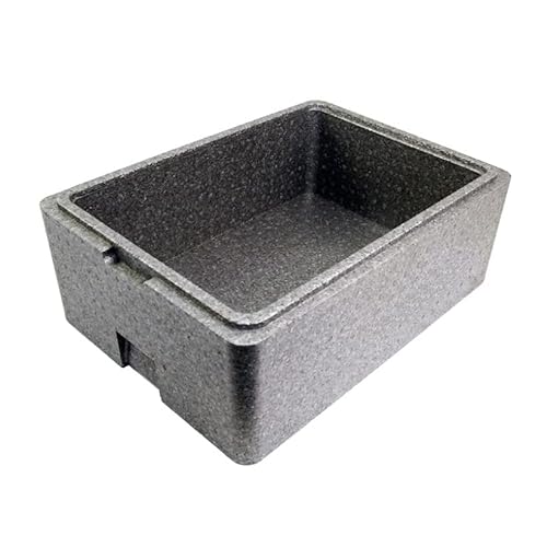 Große Isolierbox, Kühlbox, Frischebox, mit Mehreren Zubehörteilen, kann zur einfachen Klassifizierung und Anordnung in Kombination verwendet Werden, grau, 25 l Boxes von Opaeroo
