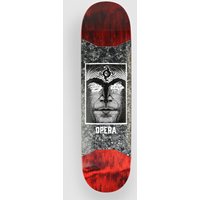 Opera Skateboards Alex Perelson No Evil Slick Shield 8.38" Skateboard Deck red von Opera Skateboards