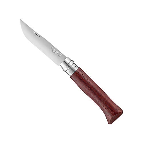 Luxus Opinel Messer - Größe 8 - Bubinga Holz - rostfrei von Opinel