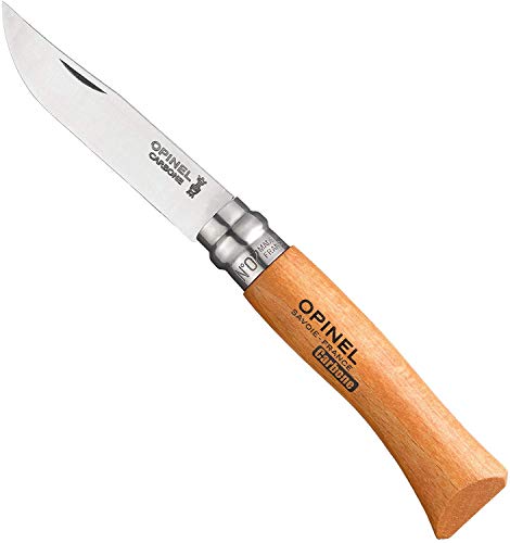 Opinel Carbon Messer Erwachsene Blister 2540079 N° 07, Natur von Opinel