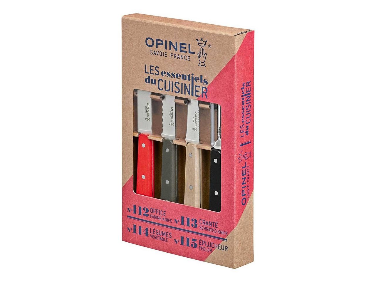 Opinel Messer-Set Opinel Küchenmesser-Set LES ESSENTIELS Loft, 4-tlg (4-tlg) von Opinel