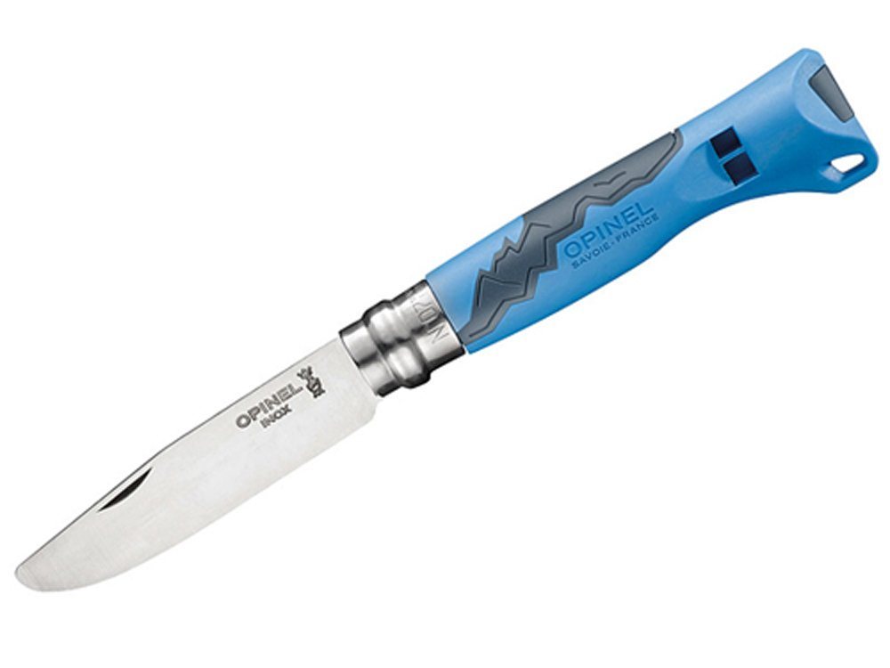 Opinel Taschenmesser Opinel Kindermesser OUTDOOR JUNIOR, blau, Delfinmotiv von Opinel