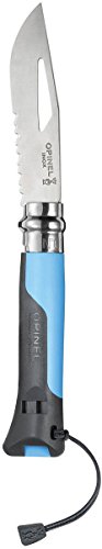 Opinel Unisex-Adult Nr.8 Outdoor Messer, Blau, 19.2 von Opinel