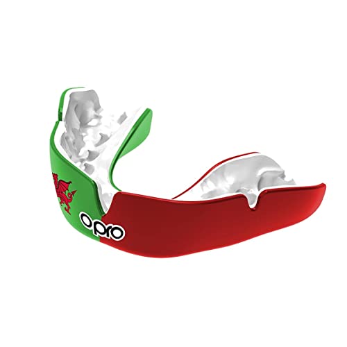 OPRO Instant Custom-Fit Mundschutz, revolutionäre Anpassungstechnologie für ultimativen Komfort und Schutz, Zahnschutz für Rugby, Boxen, Hockey, Kampfsport (Wales, Erwachsene) von Opro