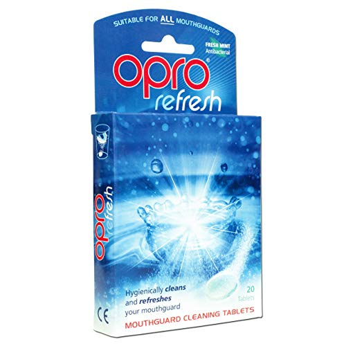 Opro Mouth Guard Refresh Mundschutz Reinigungstabletten – Mehrfarbig, Einheitsgröße von Opro