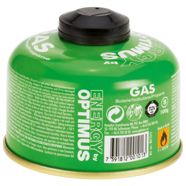 Optimus - Gas Butan/Isobutan/Propan - Gaskartusche Gr 450 g grün von Optimus