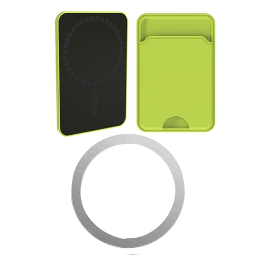 OralGos Leichte Silikon-Kartenhülle, magnetische Brieftasche, Kartenhalter für Handy, starke Magnete, modische Kartentaschen von OralGos