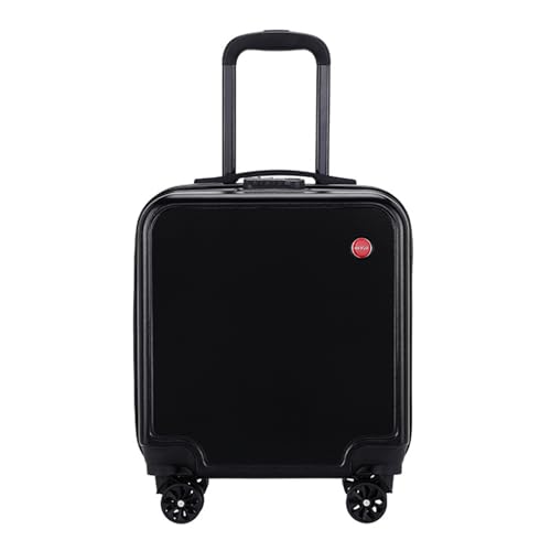 OralGos Stilvolles und praktisches Gepäckmaterial, 45,7 cm, Rollkoffer für Geschäftsreisen, Schwarz von OralGos