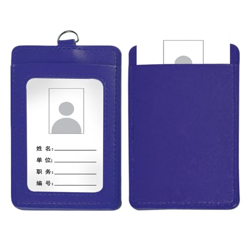 OralGos Tragbare Arbeitskarten-Aufbewahrungsbox, Buskartenhalter, elegante Lösung für Bürobesprechungen und Geschäfte, blau von OralGos