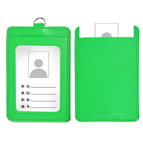 OralGos Tragbare Arbeitskarten-Aufbewahrungsbox, Buskartenhalter, elegante Lösung für Bürobesprechungen und Geschäfte, leuchtend grün von OralGos