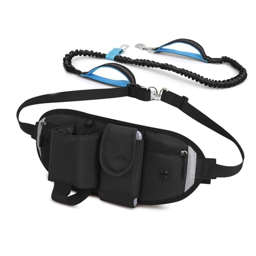 OralGos Verstellbarer Laufgürtel, Hüfttasche mit Reißverschlusstaschen, Flaschenhalter für Sportbegeisterte von OralGos