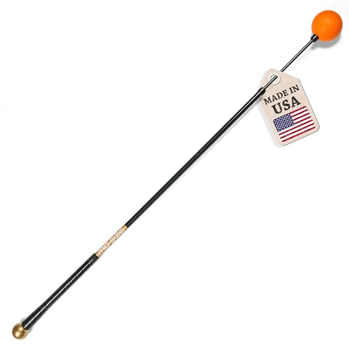 Orange Whip Mittelgroße Golf-Swing-Trainer-Hilfe für verbesserten Rhythmus, Flexibilität, Gleichgewicht, Tempo und Kraft von Orange Whip