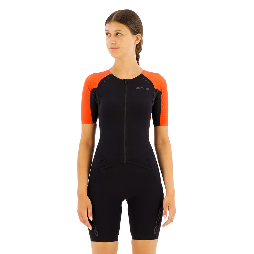 Orca Apex Dream Kona Short Sleeve Trisuit Schwarz XS Frau von Orca