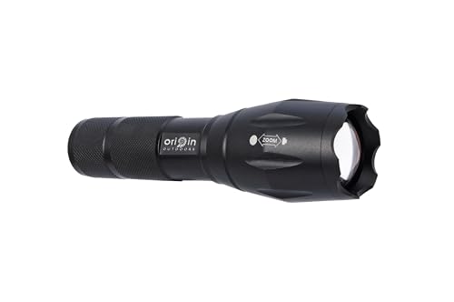Origin Outdoors Unisex – Erwachsene Focus Taschenlampe, Schwarz, Einheitsgröße von Origin Outdoors