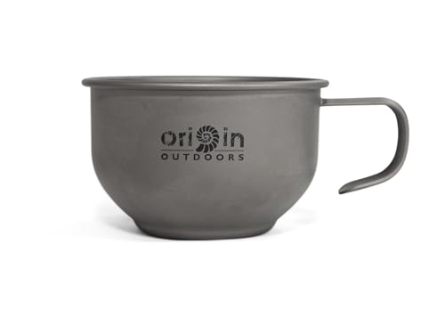 Origin Outdoors Unisex – Erwachsene Kaffeetasse-562113 Kaffeetasse, Grau, 7.8 x 5 cm von Origin Outdoors