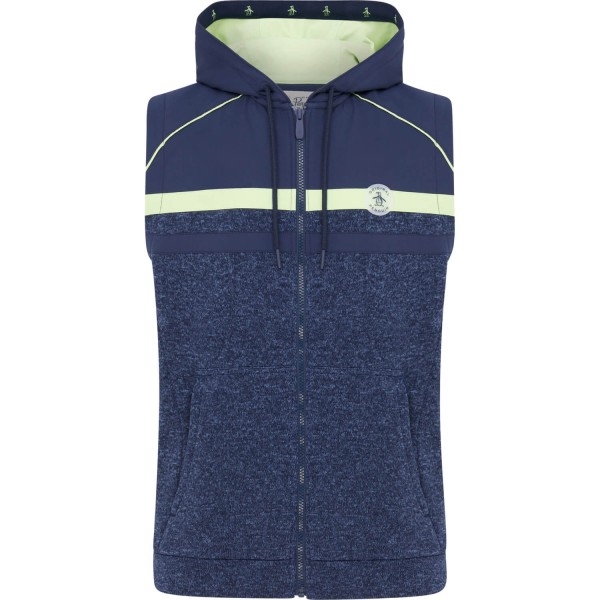 Original Penguin Weste Mixed Media Fleece navy von Original Penguin