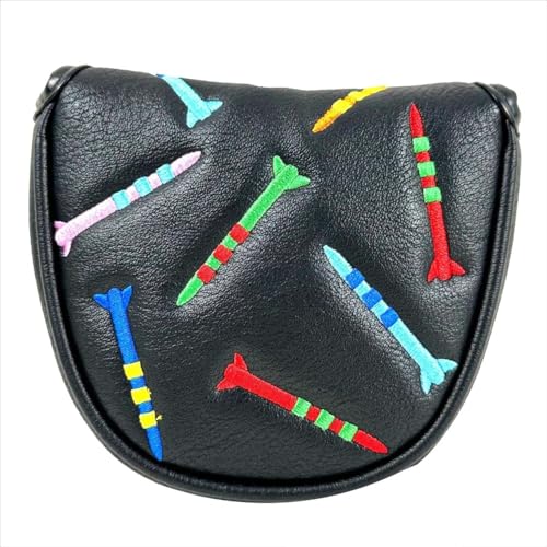 Orolotay Magnetische Golf-Putter-Abdeckung, PU-Mallet-Putter-Abdeckung, Magnetverschluss, Golfschläger-Abdeckung, Tragbare Golf-Putter-Abdeckung, Schwarz Orolotay Magnetische Golf-Putter-Abdeckung, PU-Mallet-Putter-Abdeckung, Magnetverschluss, Golfschläger-Abdeckung, Tragbare Golf-Putter-Abdeckung, Schwarz von Orolotay