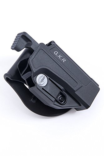 Orpaz Glock Thumb Release Holster Polymer Rotation Paddle/Belt w/Tension Adjustment Fits Glock 17/19/22/23/25/26/27/31/32/34/35 von Orpaz Defense