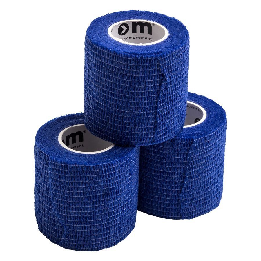 Ortho Movement Wrap Tape 5 cm x 4,5 m 3er-Pack - Blau von Ortho Movement