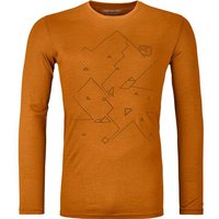 ORTOVOX Herren Shirt 185 MERINO TANGRAM LS M von Ortovox