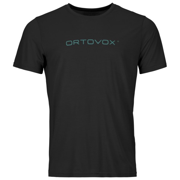 Ortovox - 150 Cool Brand T-Shirt - Merinoshirt Gr S schwarz von Ortovox