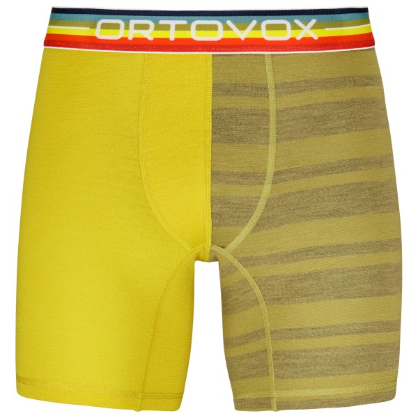 Ortovox - 185 Rock'N'Wool Boxer - Merinounterwäsche Gr M gelb von Ortovox