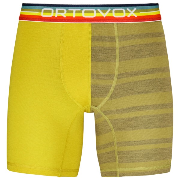 Ortovox - 185 Rock'N'Wool Boxer - Merinounterwäsche Gr S gelb von Ortovox