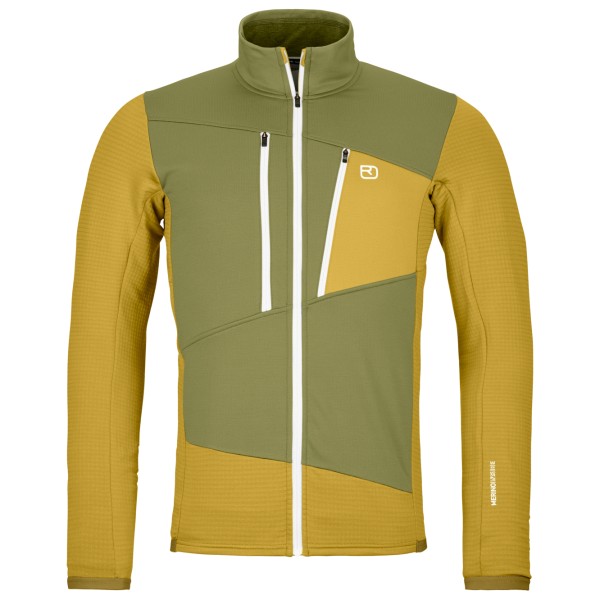 Ortovox - Fleece Grid Jacket - Fleecejacke Gr XL oliv von Ortovox