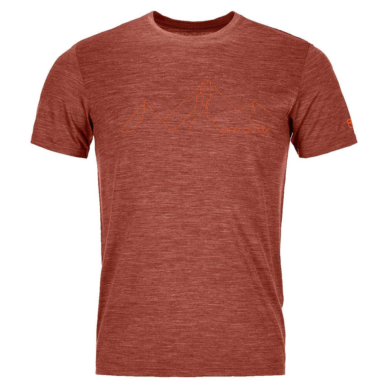 Ortovox Mountain T-Shirt 150 Cool - Clay Orange Blend, L von Ortovox