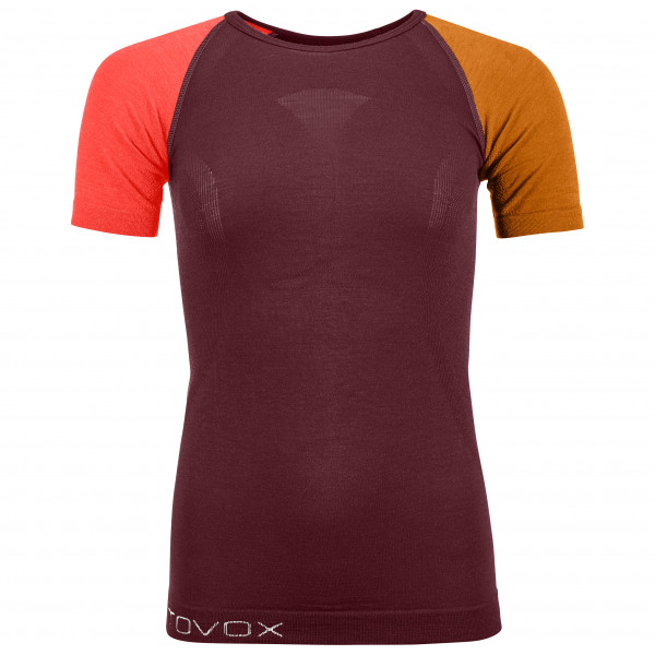 Ortovox - Women's 120 Comp Light Short Sleeve - Merinounterwäsche Gr XL rot von Ortovox