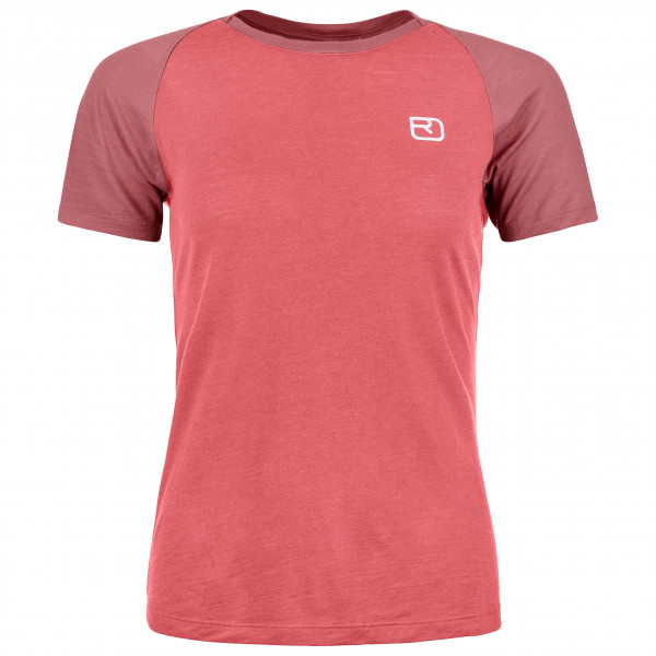 Ortovox - Women's 120 Tec Fast Mountain T-Shirt - Merinoshirt Gr S rot/rosa von Ortovox