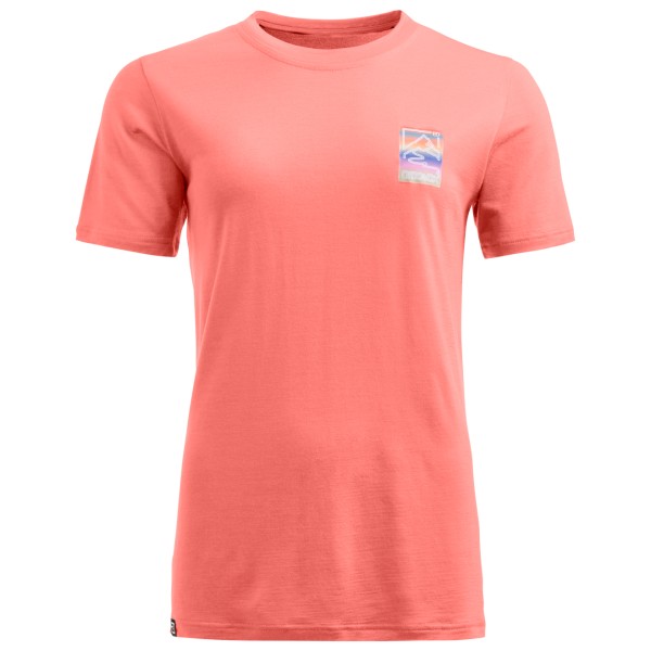 Ortovox - Women's 140 Cool Mountain Gradient T-Shirt - Merinoshirt Gr L blossom von Ortovox