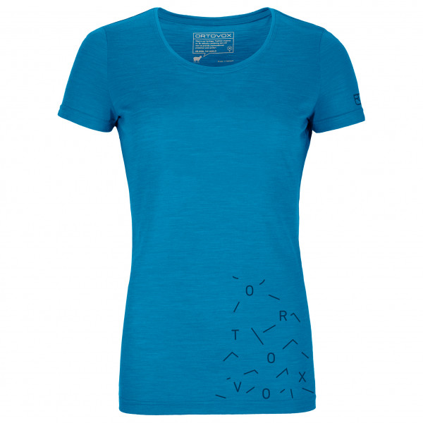 Ortovox - Women's 150 Cool Lost TS - Merinoshirt Gr L;M;S;XL;XS blau;braun/orange;rot von Ortovox