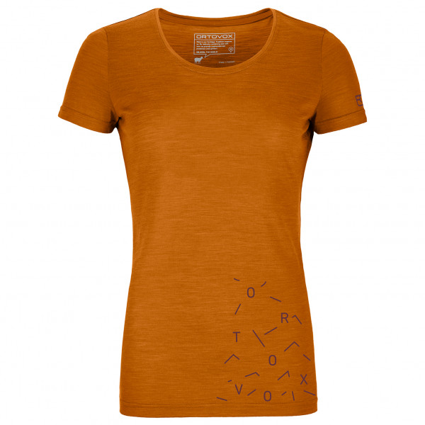 Ortovox - Women's 150 Cool Lost TS - Merinoshirt Gr S braun/orange von Ortovox