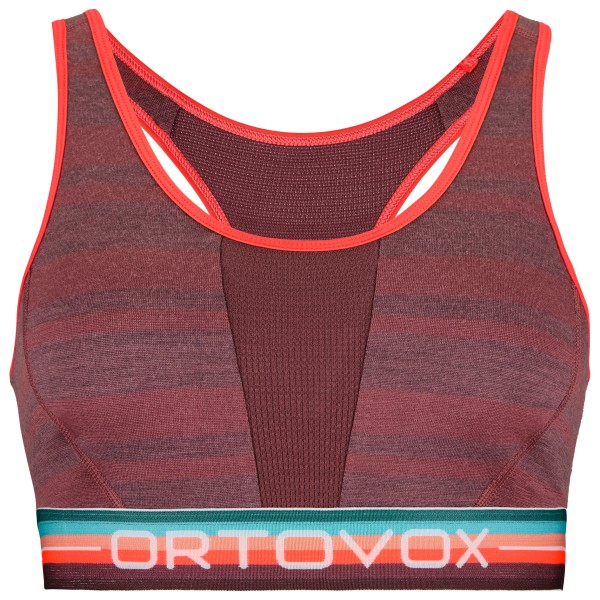 Ortovox - Women's 185 Rock'N'Wool Sport Top - Merinounterwäsche Gr XL rot von Ortovox