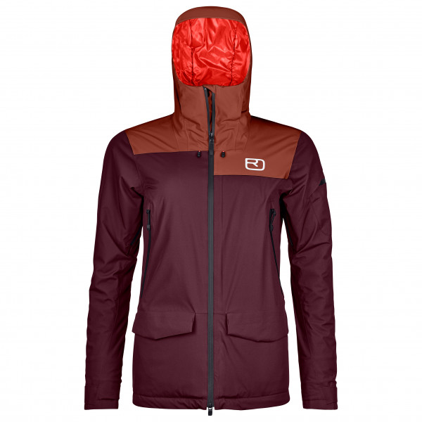 Ortovox - Women's 2L Swisswool Sedrun Jacket - Skijacke Gr S rot von Ortovox