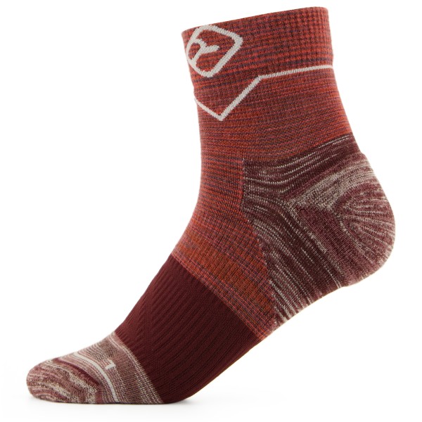 Ortovox - Women's Alpine Quarter Socks - Merinosocken Gr 35-38;39-41;42-44 bunt;rot/braun;türkis von Ortovox