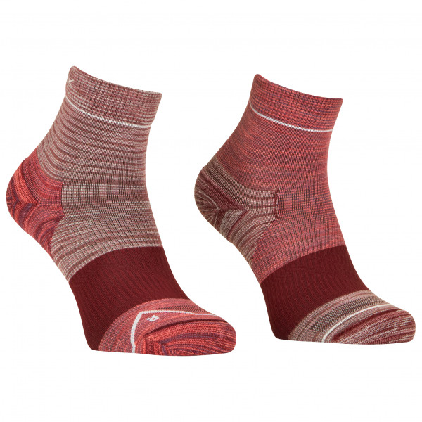 Ortovox - Women's Alpine Quarter Socks - Merinosocken Gr 42-44 rot/braun von Ortovox