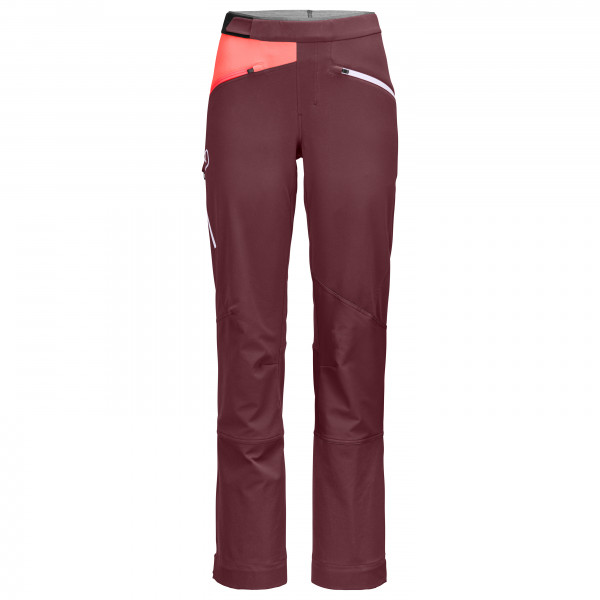 Ortovox - Women's Col Becchei Pants - Tourenhose Gr L - Regular;L - Short;M - Regular;S - Regular;XS - Regular blau;rot;schwarz von Ortovox