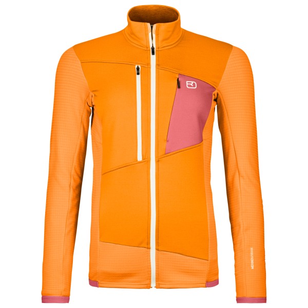 Ortovox - Women's Fleece Grid Jacket - Fleecejacke Gr M orange von Ortovox