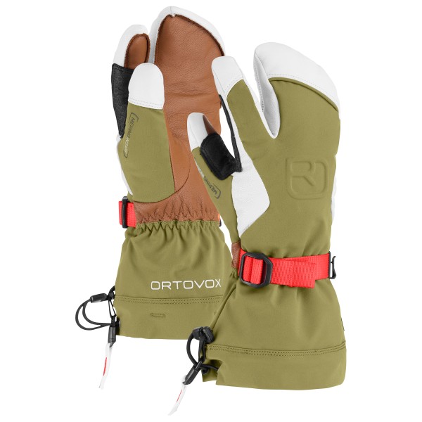 Ortovox - Women's Merino Freeride 3 Finger Glove - Handschuhe Gr XS oliv von Ortovox