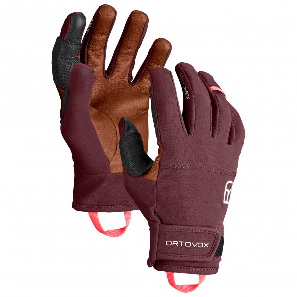 Ortovox - Women's Tour Light Glove - Handschuhe Gr L;M;S;XS rot;schwarz/grau von Ortovox