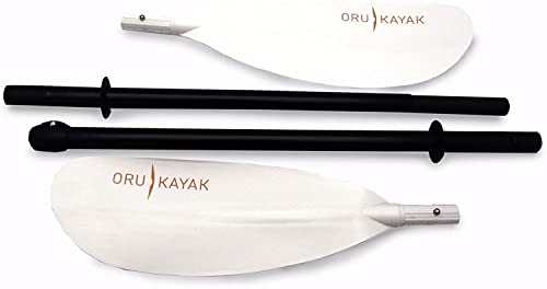 Oru Kayak verstellbares Paddel, kompatibel mit Allen Kajakmodellen, Leichter Glasfaserschaft/Robuste ABS-Kunststoffpaddel, zerlegbar in 4 Teile, 220-230 cm von Oru Kayak
